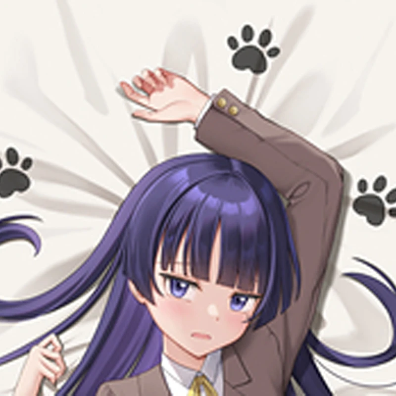 Dakimakura Anime Pillow Cover March 7th Double Sided Print 2Way Cushion Cover Xmas Gifts