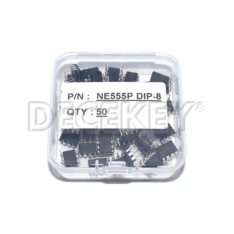 10/25/50PCS Integrated Circuits NE555 NE555P DIP-8 IC Chip Kit