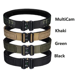 Cintura tattica da 2 pollici Molle Combat Battle Belt cinture da combattimento con fibbia in metallo a doppio strato cintura da combattimento quick molle battle Belt