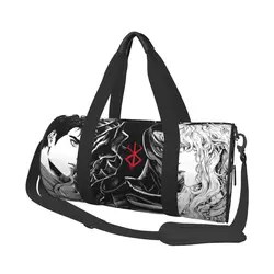 Bolsas deportivas con estampado de Anime japonés Bereserk, bolsa de gimnasio de entrenamiento fresca a la moda, bolsos grandes y bonitos, bolsa de Fitness para exteriores con diseño de pareja