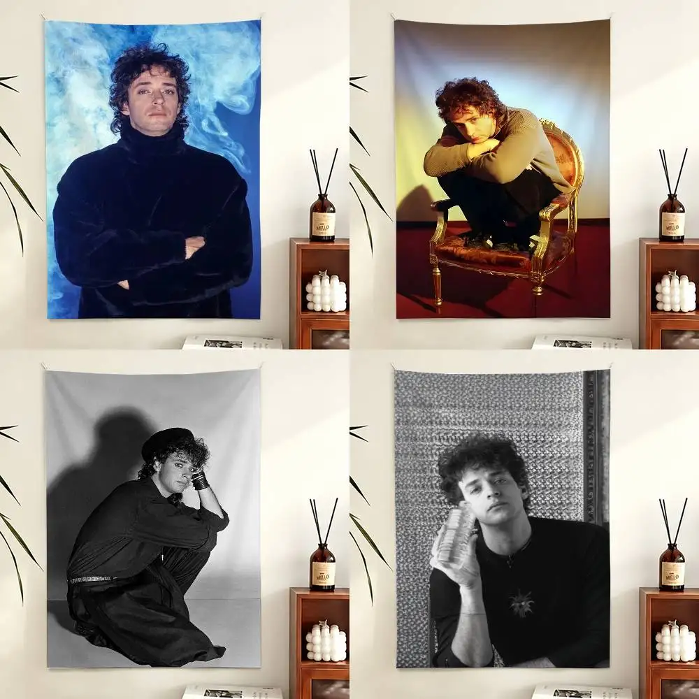 Bandera Digital con Impresión de la Banda Soda Stereo de Gustavo Cerati para Decoración de Pared de Garaje o Exterior