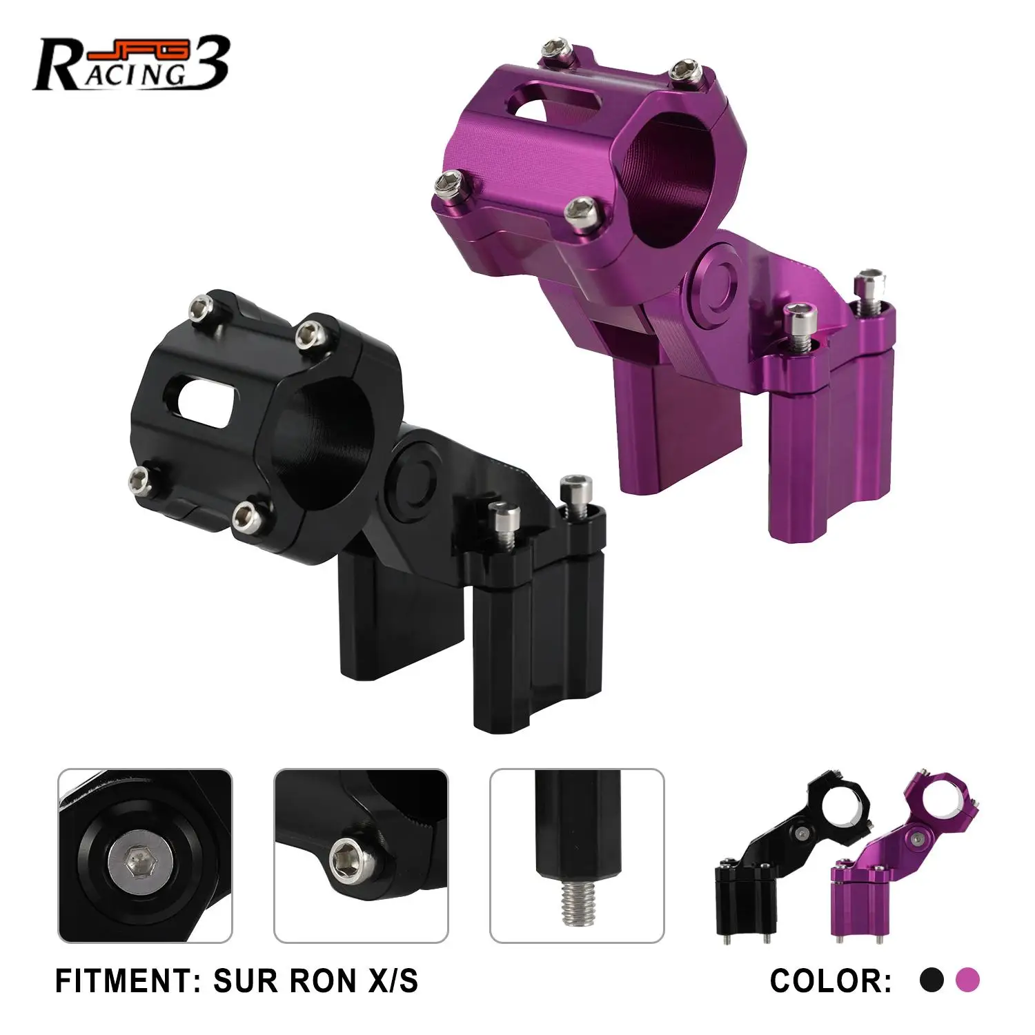 

Adjustable Handlebar Riser Bar Clamps Motorcycles Accessories Mount Riser Stem For SURRON S X Light Bee S X Electric Dirt Bike