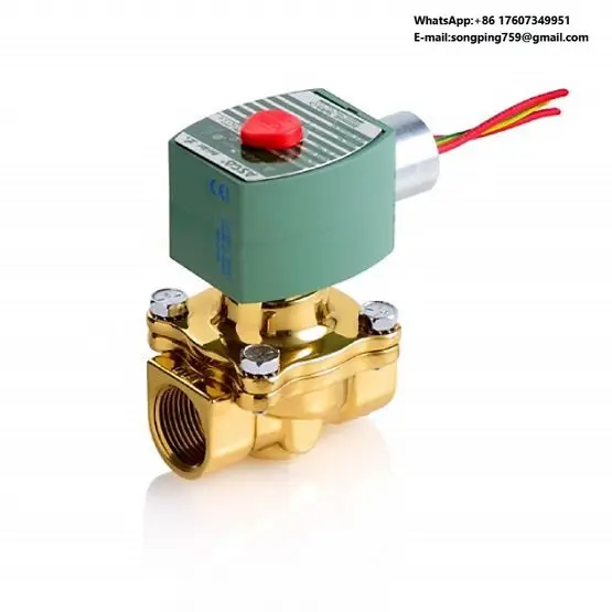 

Emerson 210 ASCO High Pressure Oil Gas Air Mini Solenoid Valve Stainless Steel Electric Valve Industrial Flow Control