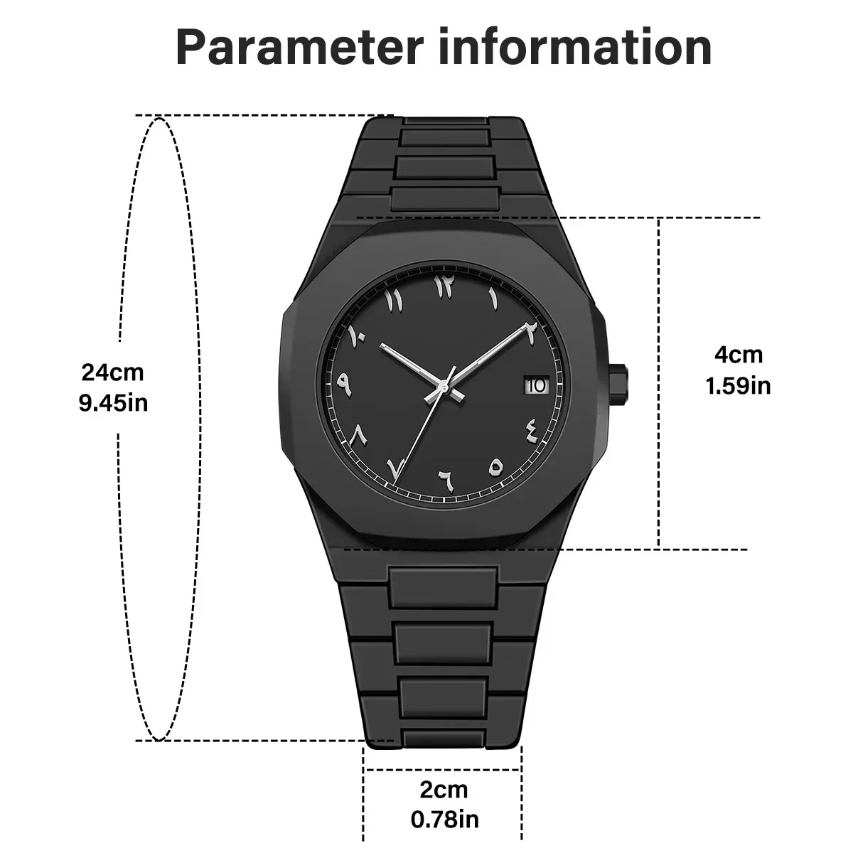 Personalisierte, modische, sportliche, leichte Herren-Quarzuhr, 30 m wasserdichter Kalender, minimalistische Uhr, neutrale Kunststoffuhr