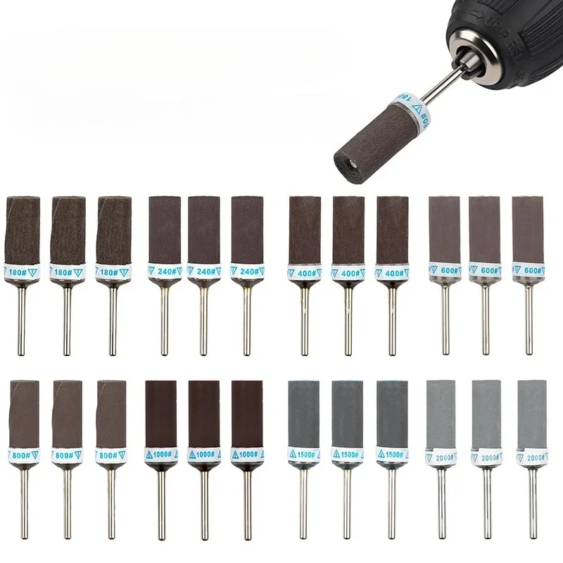 

180 240 320 ~ 5000 шлифовальные барабаны с зернистостью для вращающихся насадок Dremel, шлифовальные ленты, оправки для дерева, пластика, металла, шлифовки, полировки