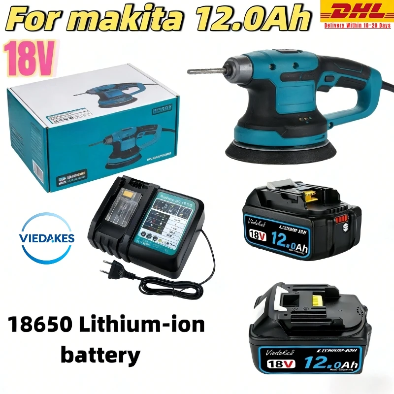 

100% for Makita 12.0Ah 18V Rechargeable Battery for Makita 18V BL1830 BL1830B BL1840 BL1840B BL1850 BL1850B Power Tools️