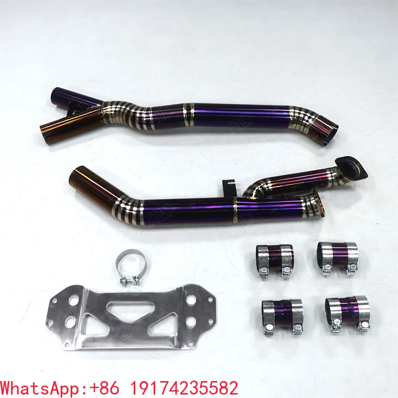 

Titanium Alloy Racing Exh-aust System Lightweight Straight Pipe 89mm Single Midpipe for BMW G80 G82 M3 M4 S58