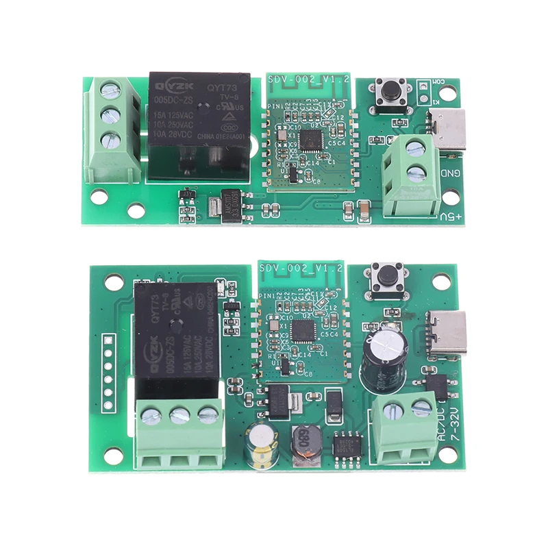 

Smart Relay Switch Module 1 Channel DC7-32VPro 5V Inching Self-Locking WIFI Wireless Remote Control For Smart Home