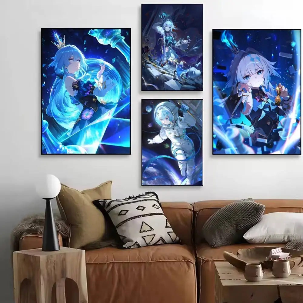 Anime Game Honkai Star Rail Cerydra Posters High Quality Self-adhesive Wall Art Decorations Color Prints Sticky