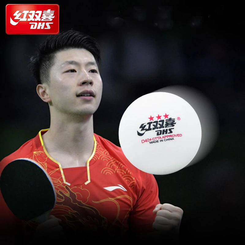 50 balls/100 balls DHS 3-star D40+ table tennis ball Original 3 star seamed new material ABS plastic ping pong balls poly