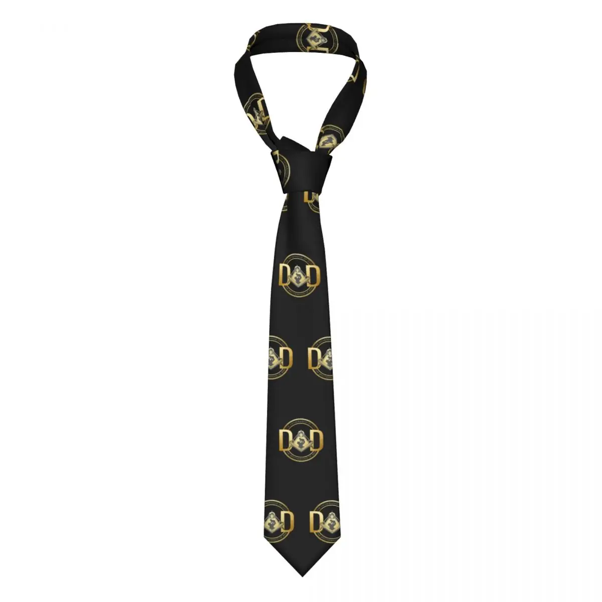 Fashion Masonic Dad Freemasonry Neck Ties for Office Custom Men Father's Day Freemason Neckties