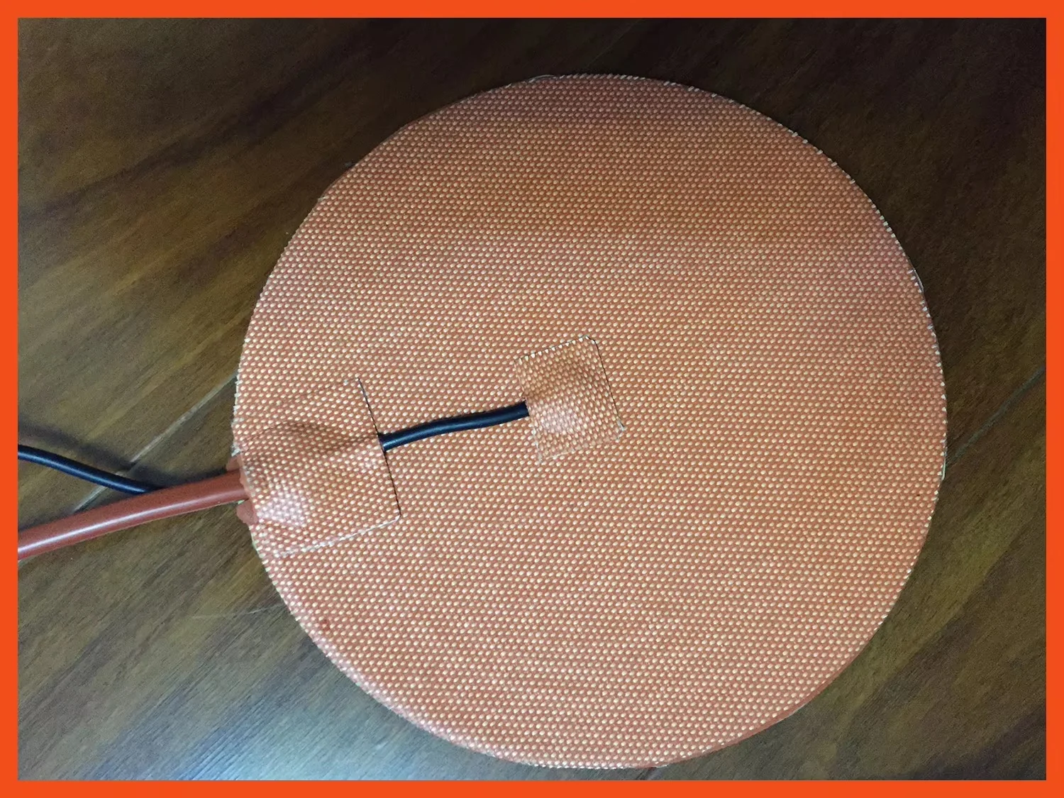 Rotondo Dia200mm 12v 200w riscaldatore letto adhesive NTC 100k termistore silicone heater pad mat heater element