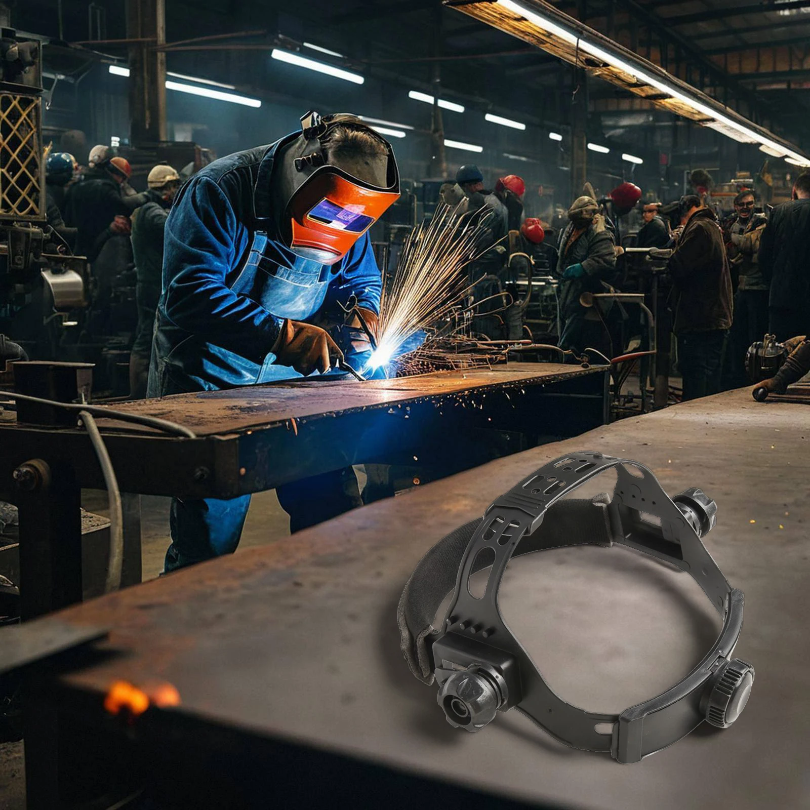 

Сварочная маска сварщика, головные уборы, аксессуары для сварочного шлема, регулируемый сварочный шлем, головной убор, повязка на голову, аксессуары для сварщика