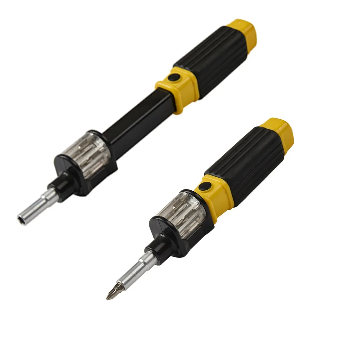 

Combination screwdriver 6-in-1 screwdriver retractable rotary head square shank screwdriver