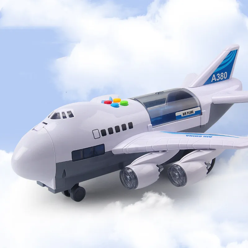 Kinder Flugzeug Spielzeug Verformung Musik Simulation Spur Trägheit Spielzeug Flugzeug Passagier Flugzeug Kinder Flugzeug Spielzeug Auto Kinder
