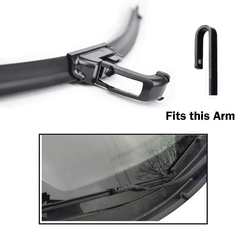 For Toyota Auris Estate E15 E150 E180 1.4 1.6 1.8 2007 2008 2010 2012 2013 2015 2017 2020 Double Rubber Car Windshield Wiper