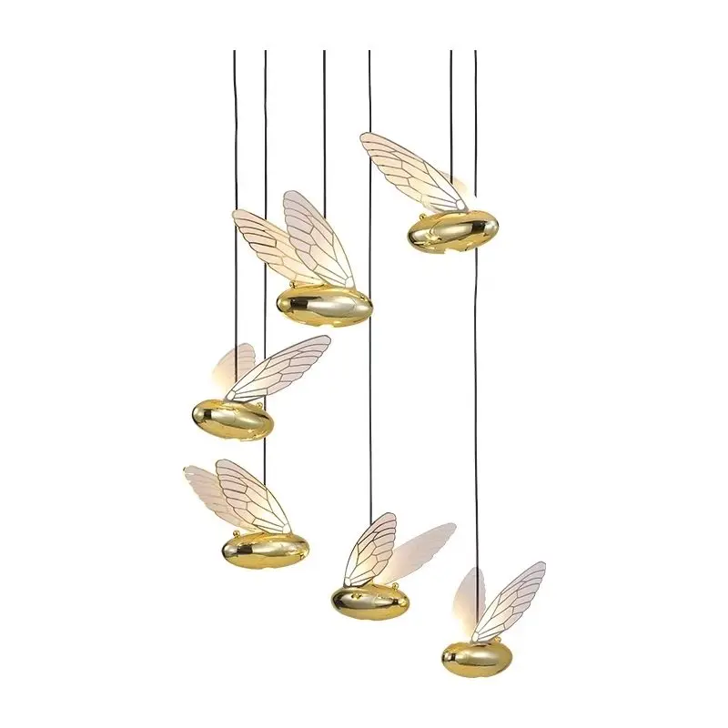 Nordic Bee LED pendant light for restaurant study children's bedroom designer coffee shop Chandelier home decor Light fixture - Image 5