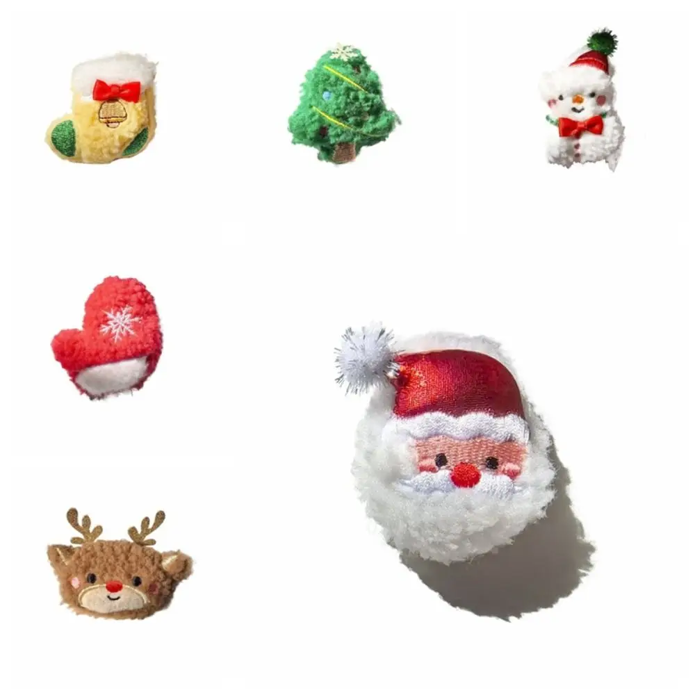 Kawaii pelúcia bonecas natal pingente de pelúcia boneco de neve papai noel dos desenhos animados chaveiro elk encantos brinquedo de pelúcia brinquedos