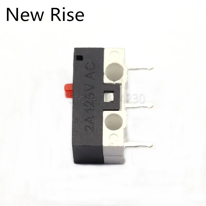 10Pcs Muis Switch Mini Micro Drukknop 3Pins 1A 125V Ac