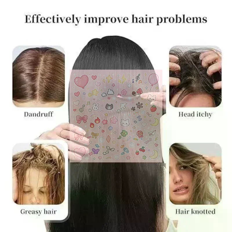 1/2Pcs Scalp Massage Hair Comb With Anti Static Oil Reducing Detangling Perfect For Daily Hair Care Home Travel Use