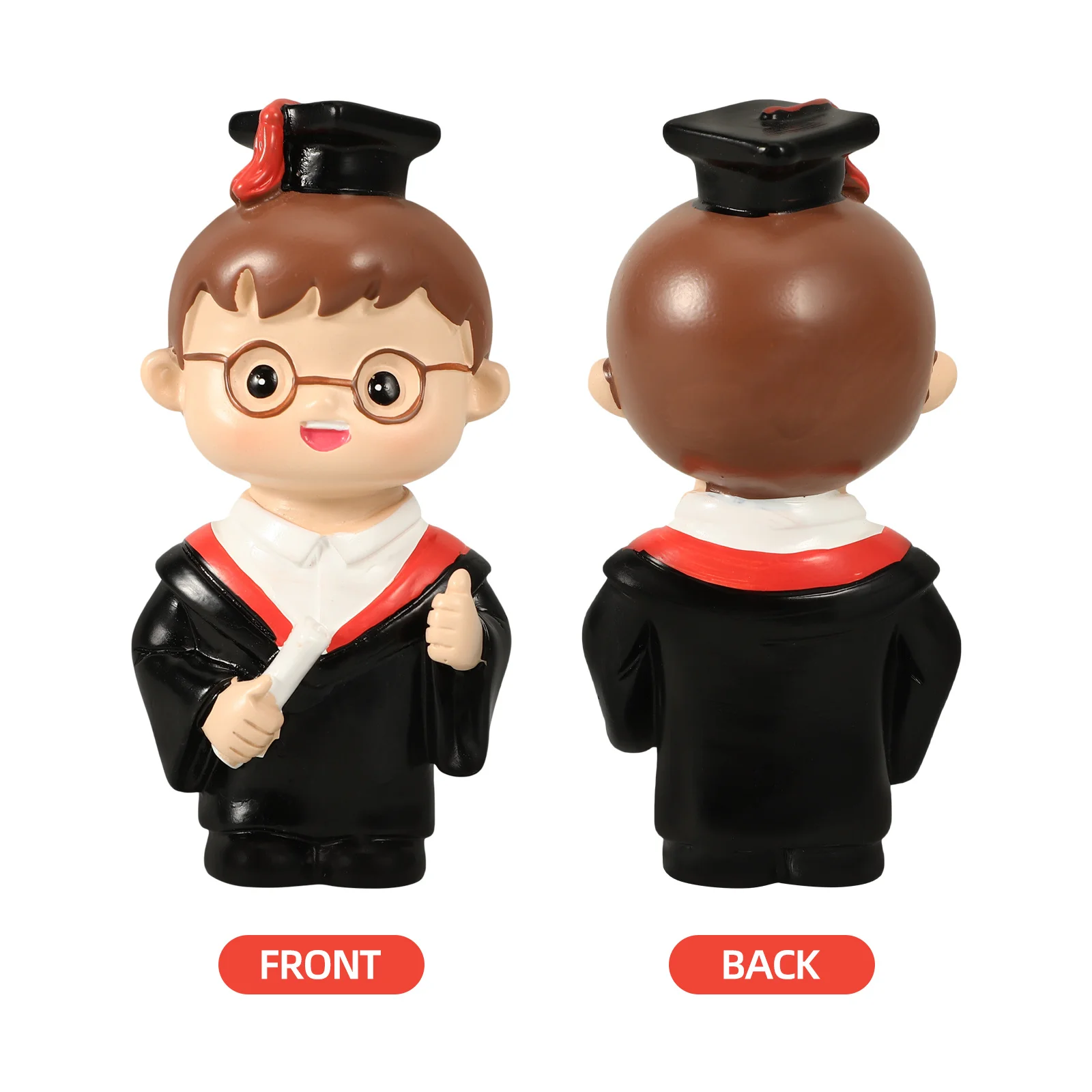 

1pc Resin Cake Topper Graduation Decor For Party Dessert Decoration Graduation Cake Picks Desktop Layouts Photo Props