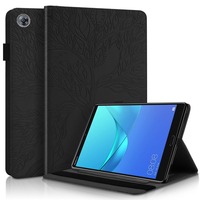 Tablet Cover For For Huawei M5 10 Pro 10.8 inch CMR-AL09/W09/W19 3D Emboss Tree Flip Wallet Cover For Huawei MediaPad M5 Case