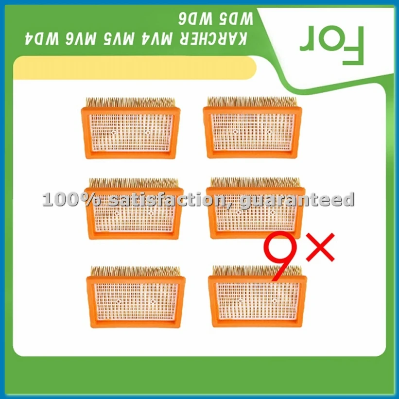 6 PCS 2.863-005.0 Hepa Filter for MV4 MV5 MV6 WD4 WD5 WD6 Vacuum Cleaner Wet and Dry Vacuum Cleaner Filter-ABHG