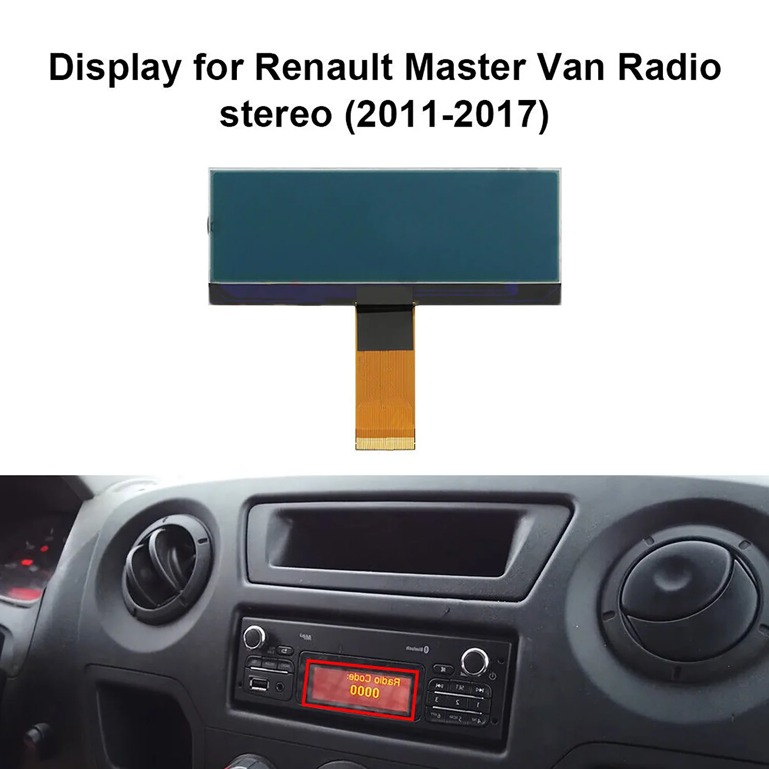 3rd-gen LCD Display Screen Car Radio Stereo Panel For Renault Duster Captur Logan Pulse Symbol AGC-1220RF-A AGC-0060RF-A