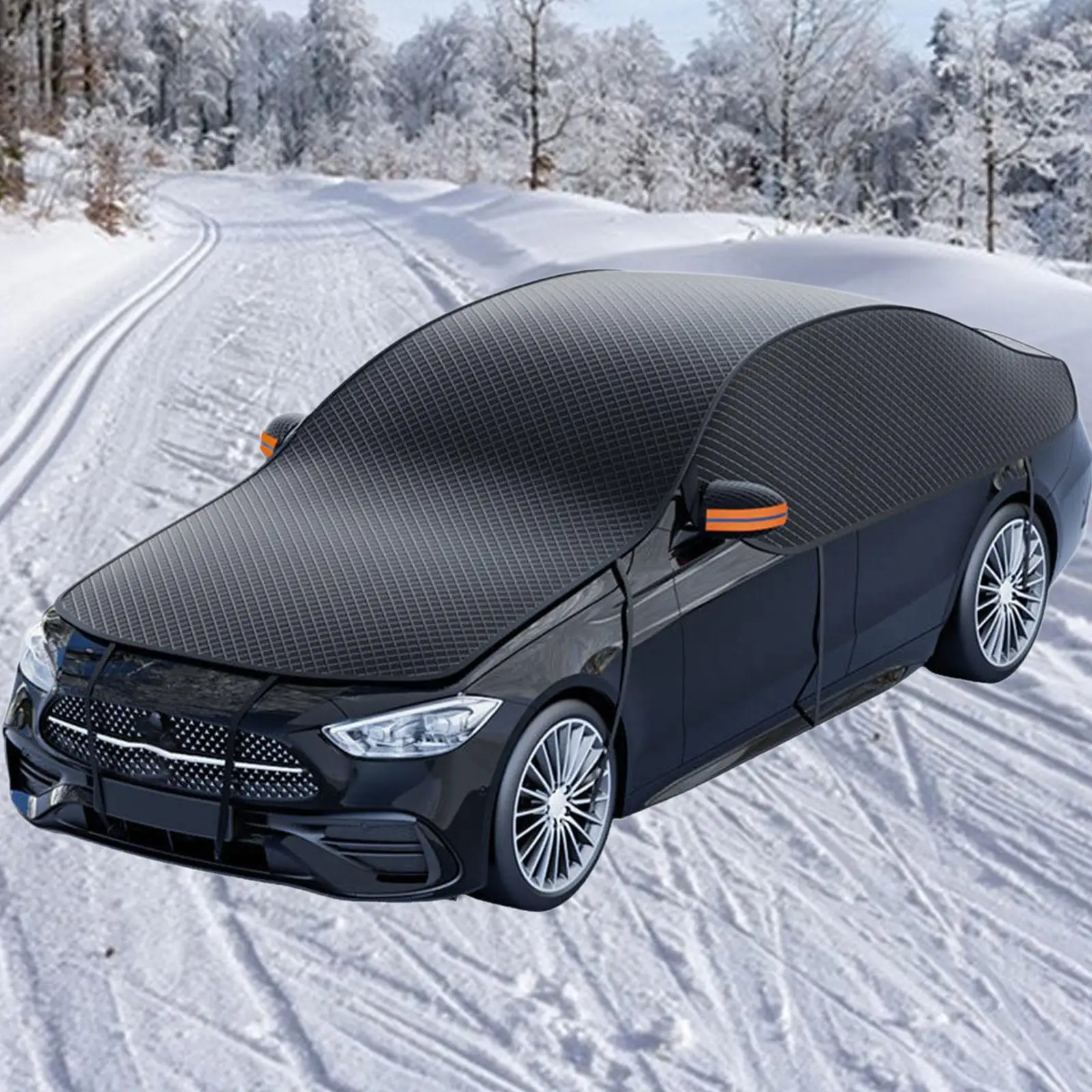 

Sun Shade Cover Hail Protector Winter Windshield Cover Heavy Duty Guard for SUV Automobiles Van Car