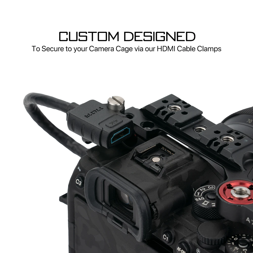 TILTA TCB-HDM-HDF-17 HDMI Male to HDMI Female Cable(17cm) with Any Standard HDMI Cable and Tiltaing Camera Cage