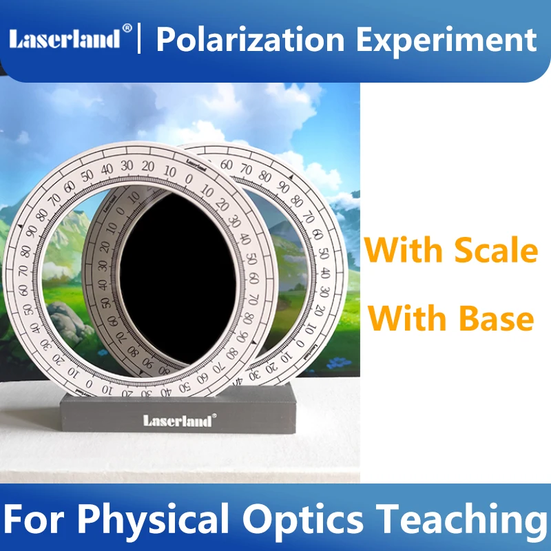 Polariseur pour expériences d'optique, enseignement des expériences physiques, test optique, observateur de polarisation