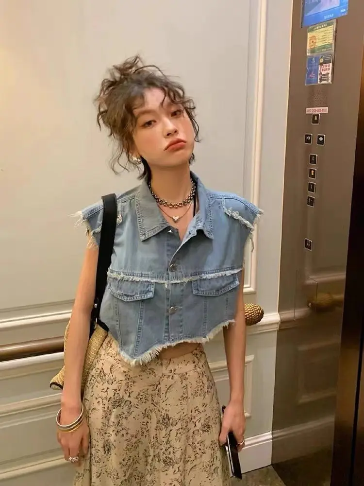 

Vests Waistcoats Thin Womens Black Spring Cotton-Padded Buttoned Seamless Lined Waistcoat Simple Minimalism Pure Classic