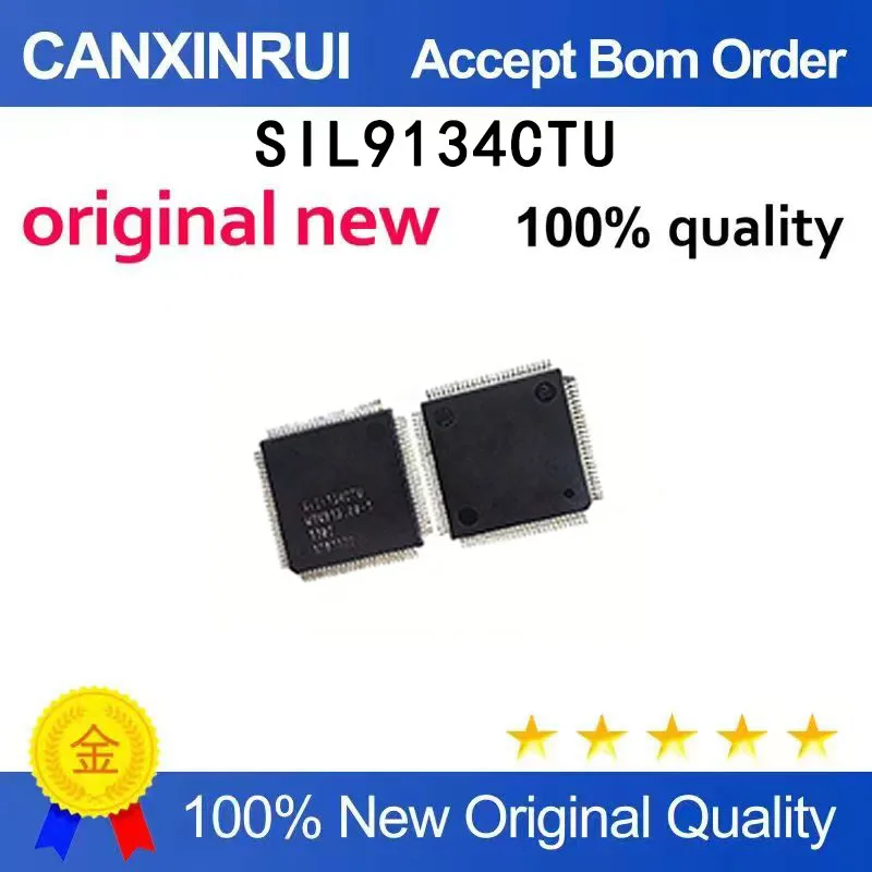 

(5-100 pieces)New SIL9134CTU SIL9134 TQFP100 Integrated Circuit IC Chip IC