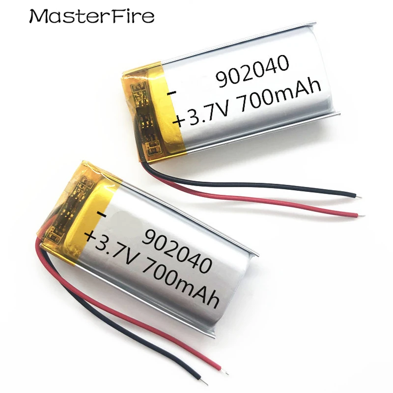 Wholesale 902040 3.7V 700mah Rechargeable Lithium Polymer Battery for Massager Hydrator Oximeter Electric Toothbrush Toy Cell