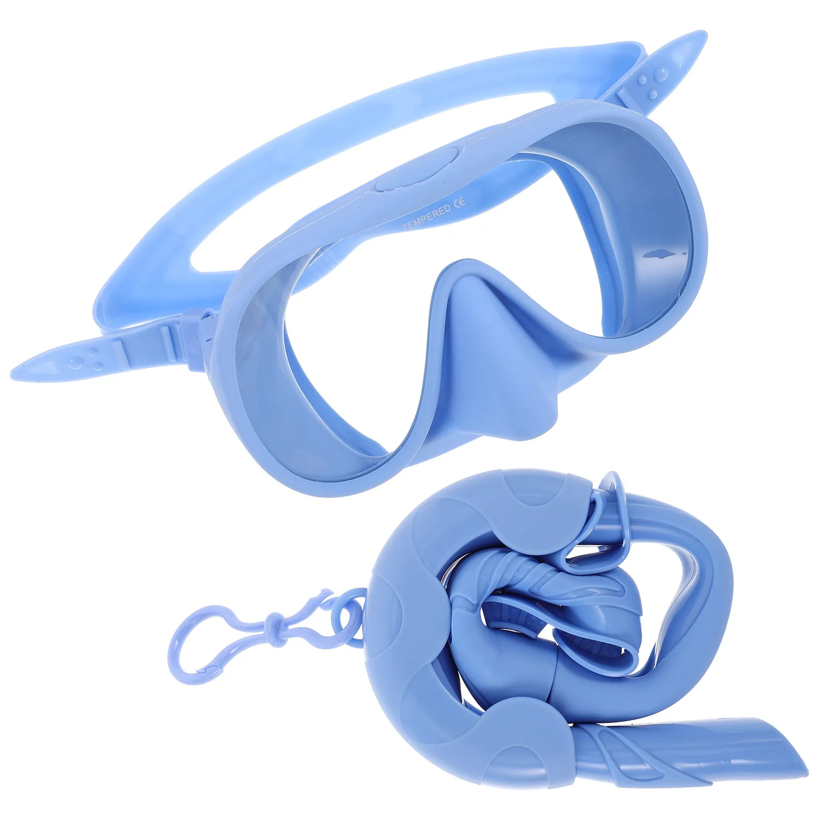 

Набор для снорклинга: складная силиконовая трубка для дыхания, маска для дайвинга с широким углом обзора, профессиональная маска для плавания для взрослых, защита от протечек.