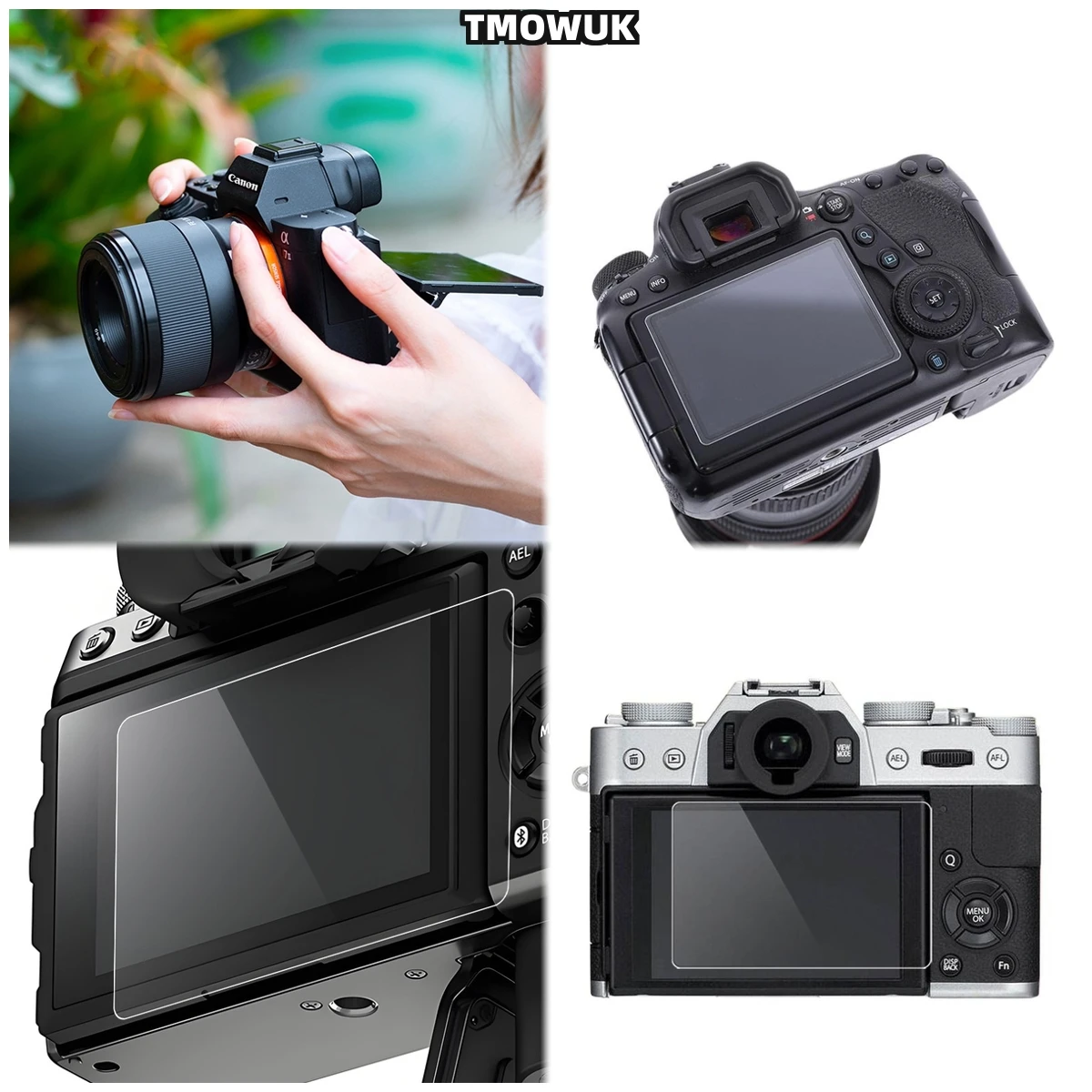 

For Fujifilm XA3 A5 A10 A20 XT1 XT2 - Anti-Scratch Tempered Glass, HD Clear Privacy Screen Protector With Anti-Glare Surface