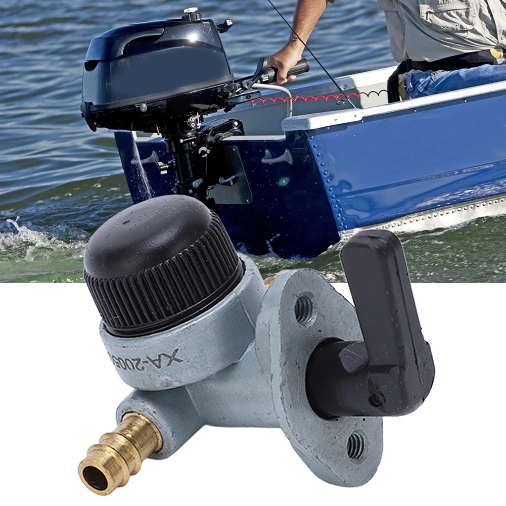 Replacement Fuel Cock Switch For Outboard Watercraft Switch Outboard Fuel Valve Fuel Cock Switch Metal Alloy Copper Components