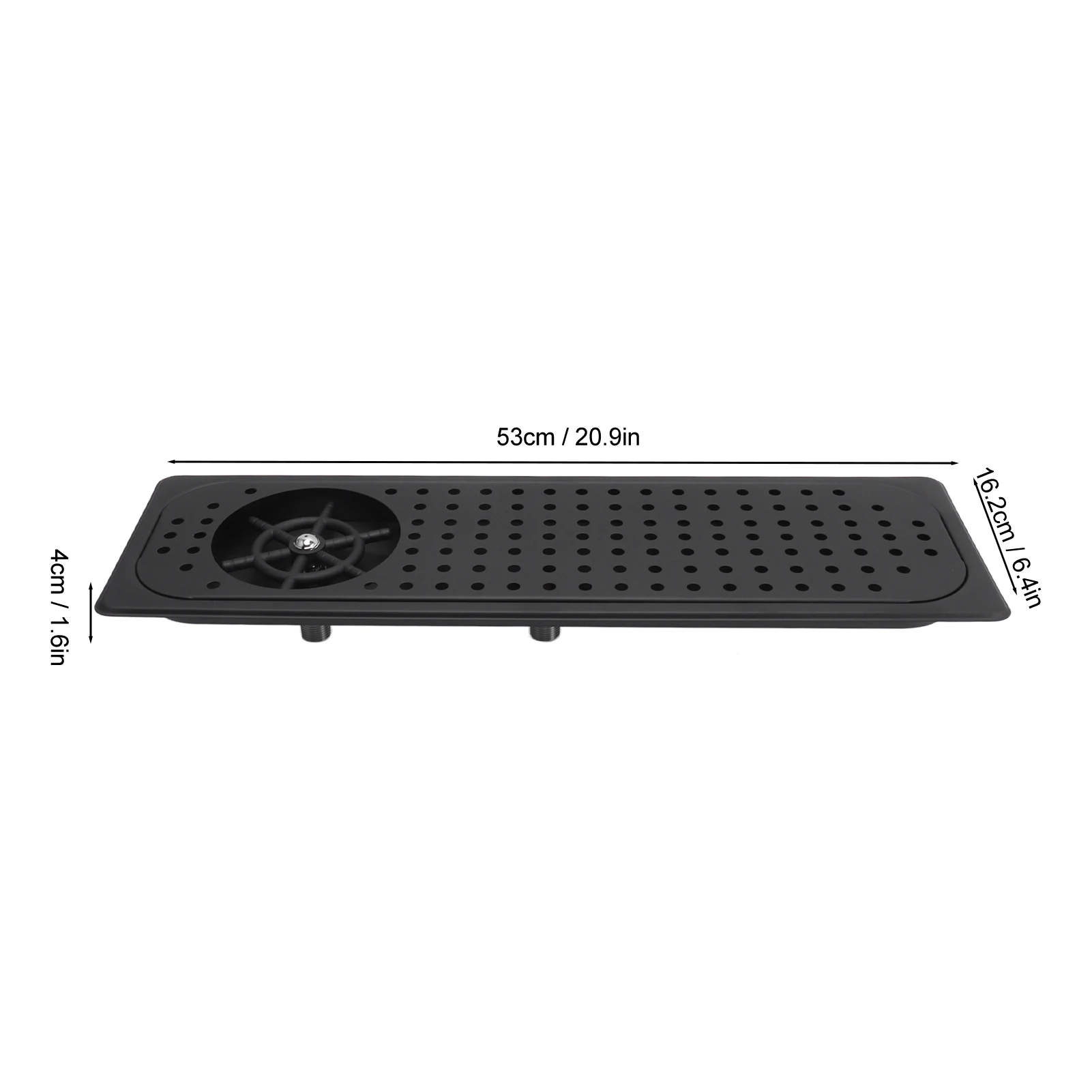 304 Roestvrij Stalen Werper Rinser Cup Washer Hogedruk Glasreiniging Rinser Met Afvoer Lekbak Slang Voor Bar Coffee Shop