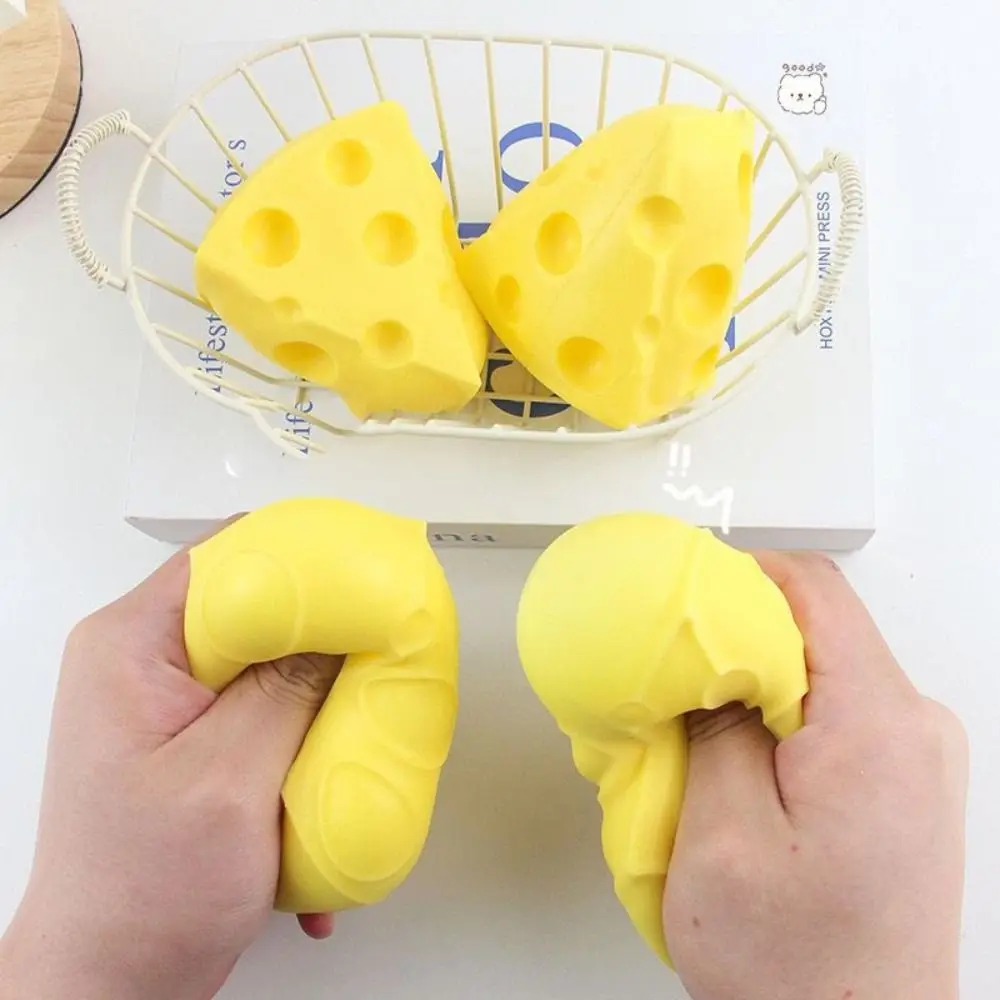 Cheese Squeeze Toy Funny Decompression Cheese Corn Slow Rebound Stress Relief Toys Antistress for Hands Toys Fidget Gift