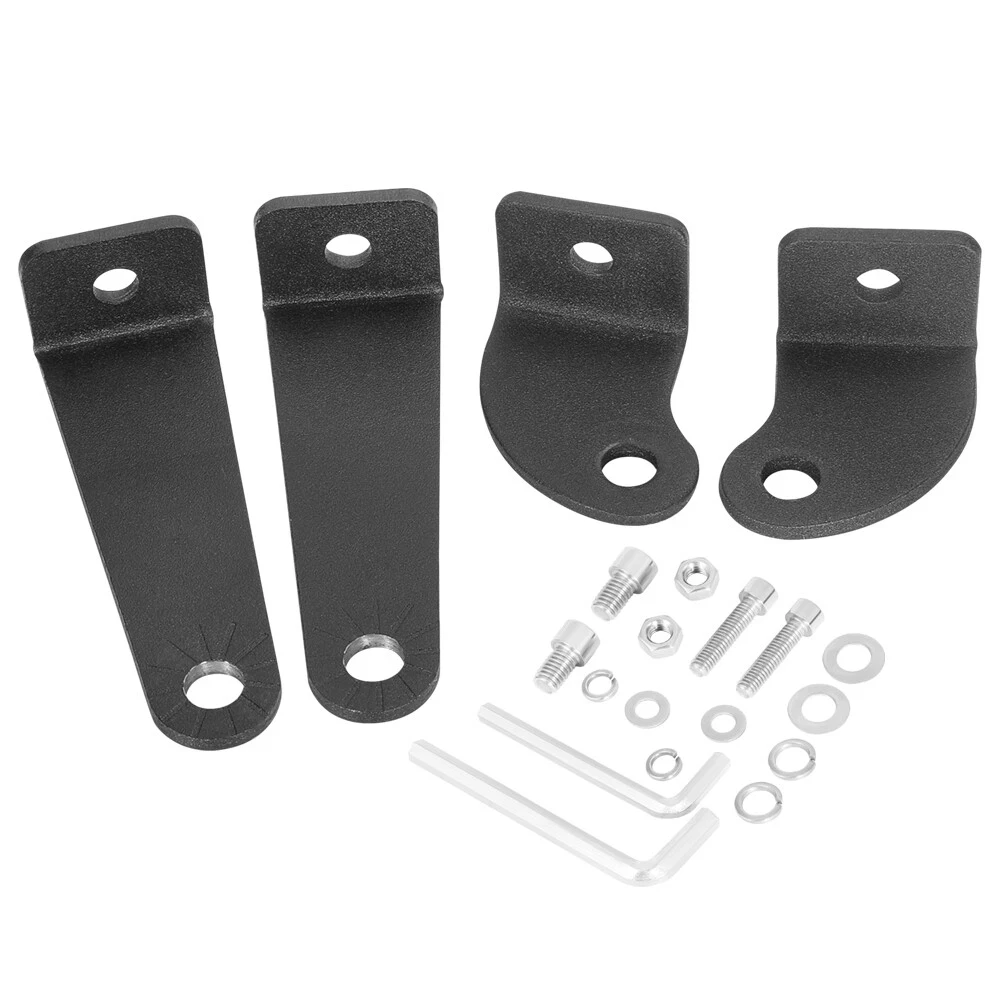 

2-Pack Universal Mounting Bracket Side Mount Holder For LED Work LED Light Bar L-Shape Mount Brackets Adjustable Off Road Truck