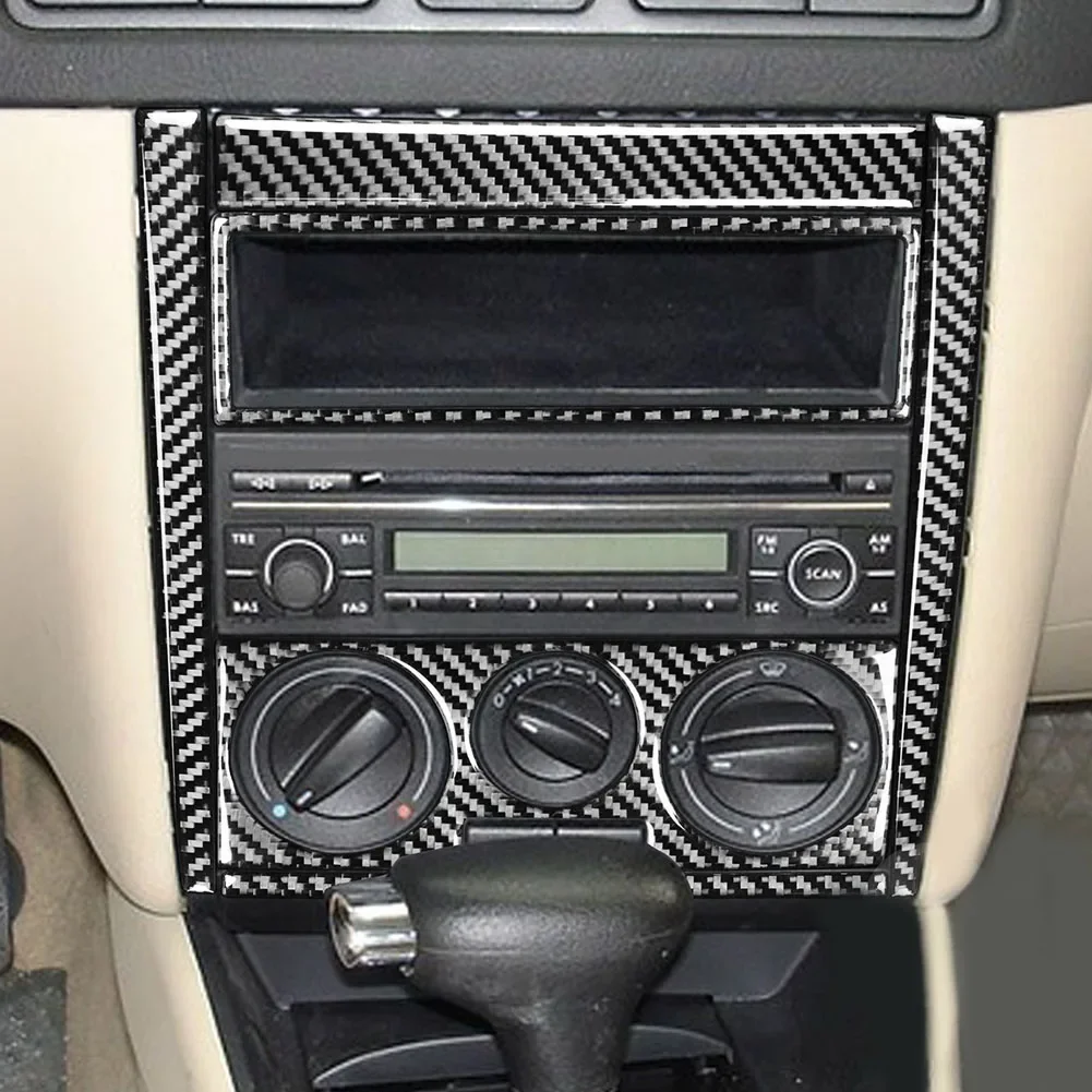 Interior Panel Kit Carbon Fiber Cover Carbon Fiber Material Epoxy Coating Finish Tape Attached Backing Car Interior Decoration