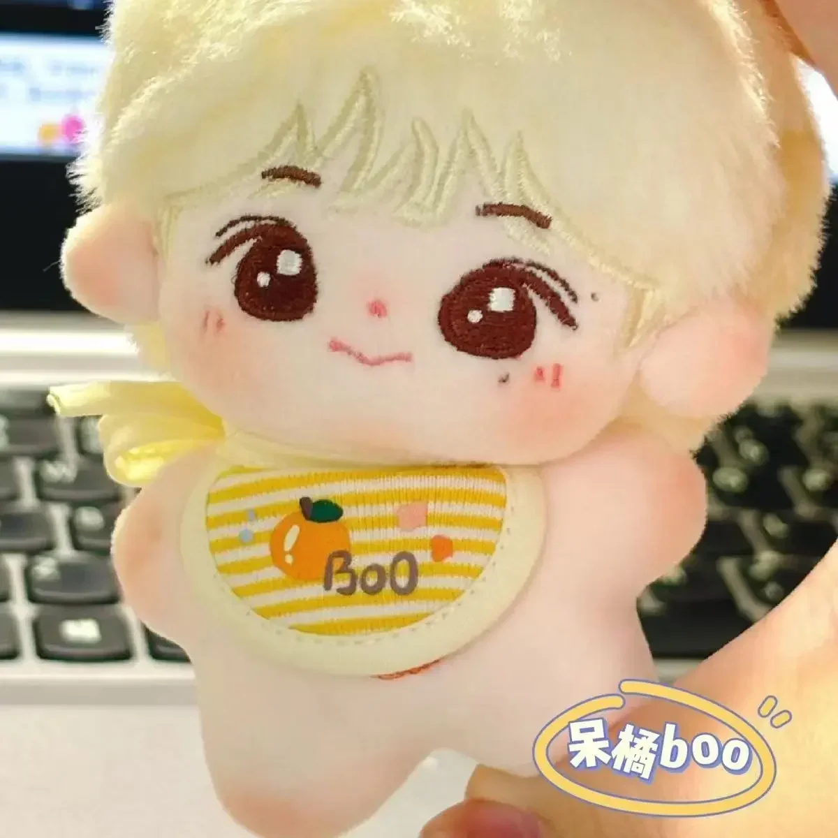 10 Cm Idol Doll Plush Stuffed 17 SEUNGKWAN Korean Men's Team Squinting Starfish Printed Body Keychain Fans Birthday Gifts Xmas