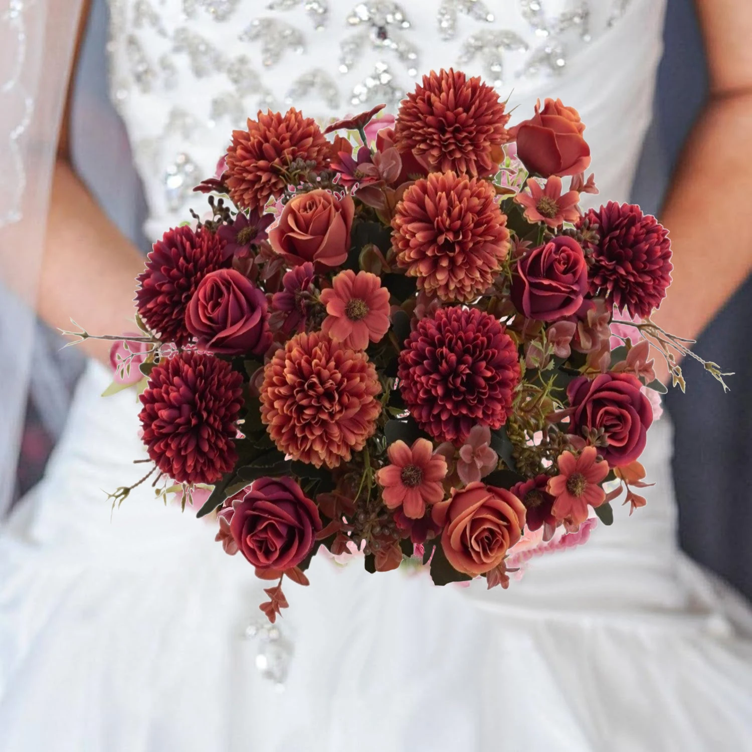 

Artificial Tulip Sunflower Peony Flowers with Stems for Indoor Outdoor Decor Vase Home Porch Garden Yard and More