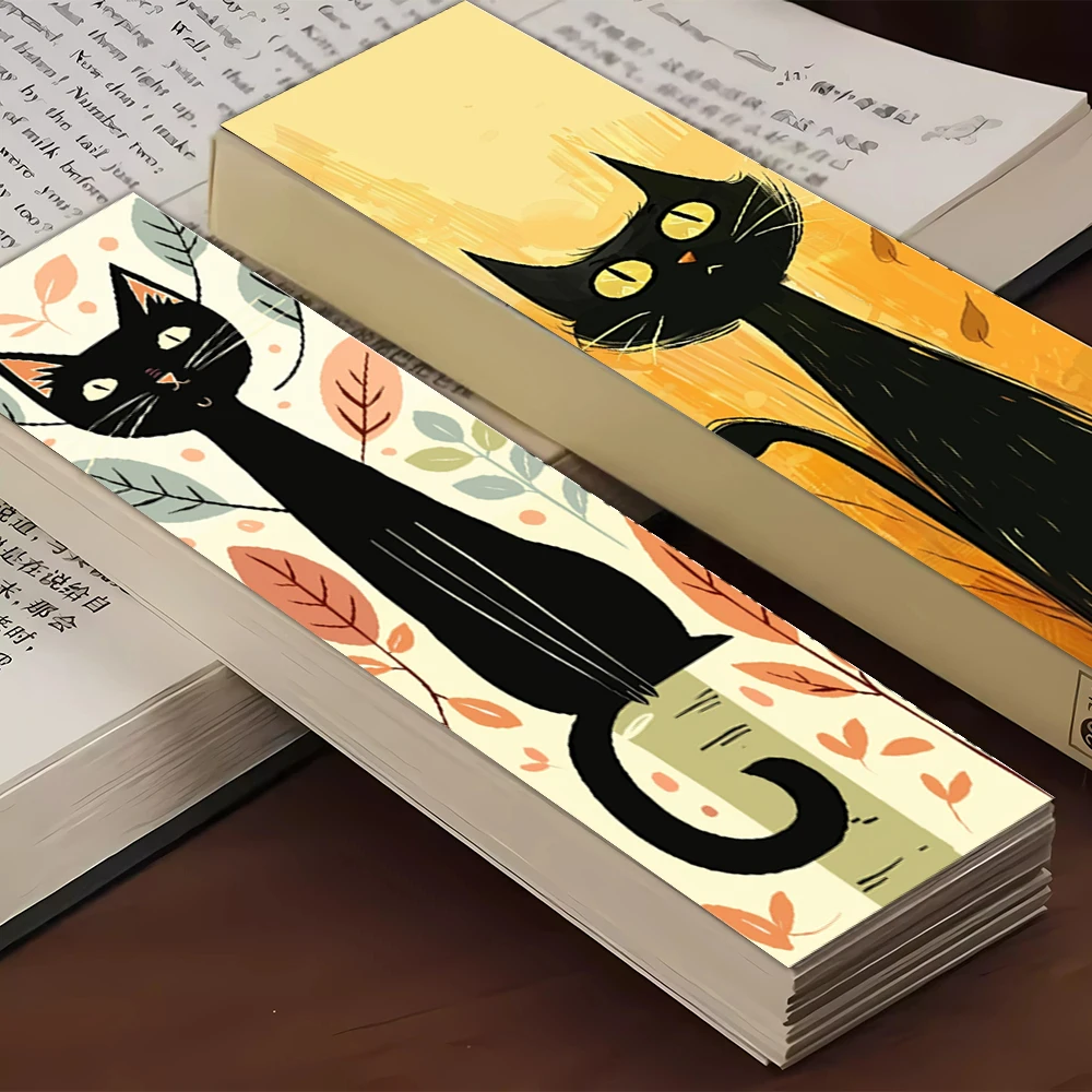 

32pcs. Cartoon cat bookmarks, for reading assistance, suitable for Christmas, Halloween, teachers, readers, and birthday gifts