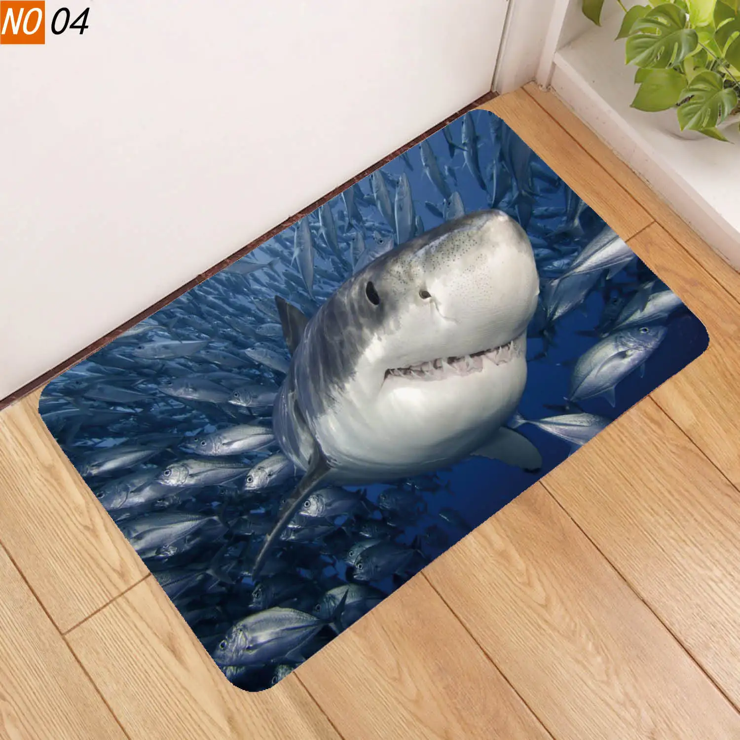 Home Lustige Shark Boden Matte Schlafzimmer Korridor Teppich Nicht-slip Weichen Tür Matte Teppich In Die Flur Küche Teppich matte Im Bad