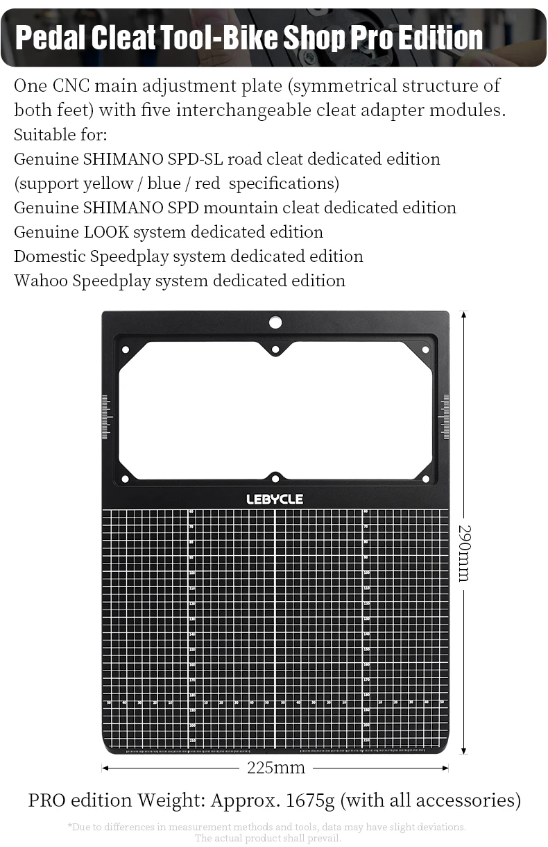 LEBYCLE Fahrradpedal-Spikel-Einstellwerkzeug aus Aluminiumlegierung, selbstsicherndes Pedal-Spikel-Werkzeug für SPD-Fahrradschuhe – Detail 5
