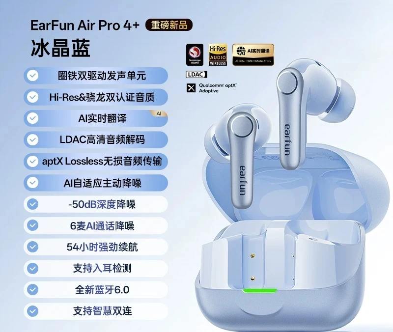 EarFun Air Pro4+ TWS Earphones with ANC