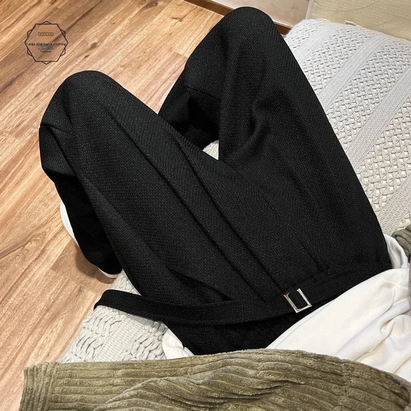 

Мужские повседневные брюки Naples Thiened: прямые, свободного кроя, длиной в пол, в стиле High Street, весна-осень