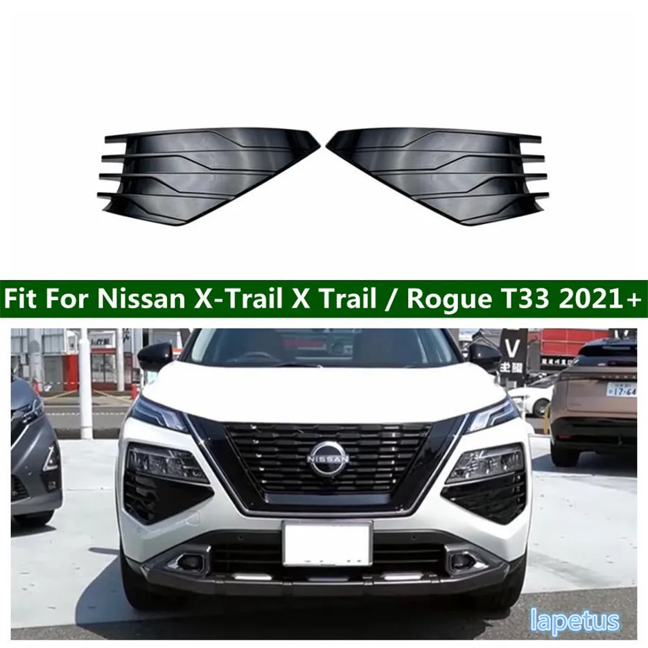 

Head Fog Light Lamp Front Bumper Grille Decoration Cover Trim For Nissan X-Trail X Trail / Rogue T33 2021 - 2024 Car Accessories