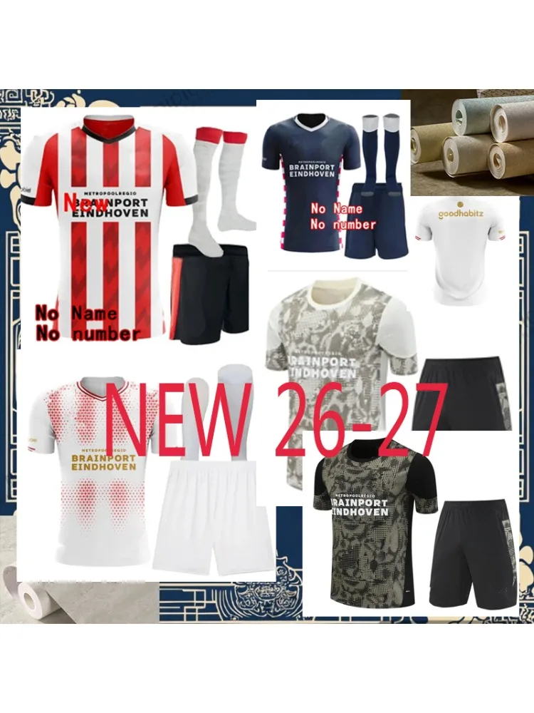 2026/27 PSVes kinderkit shirt Nieuw PSVes derde tenue voor volwassenen 9-13 dagen levering in uw land Decoratieve filmsticker - afbeelding 2